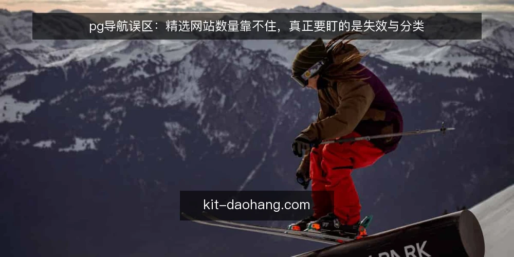 pg导航误区:精选网站数量靠不住,真正要盯的是失效与分类 — 先看哪些信号值得盯 配图